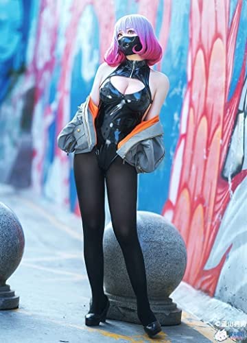 Amazon | 運動靴×スリット×マスク枚 LUNA ルナ コスプレ衣装(ウィッグ